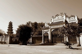 Tổ đình Chúc Thánh (TP.Hội An, Quảng Nam) nơi diễn ra Hội thảo khoa học: “Thiền phái Lâm Tế Chúc Thánh - Lịch sử hình thành và phát triển”