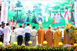 Đại lễ Phật đản Phật lịch 2567 của Phật giáo H.Bình Chánh tại tu viện Tường Vân
