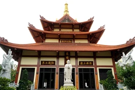 Giới đài viện Huệ Nghiêm - Ảnh: Quảng Hậu/BGN