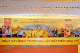 Động thổ khởi công xây dựng Trung tâm Văn hóa Phật giáo Thủ đô - Ảnh: Đăng Huy