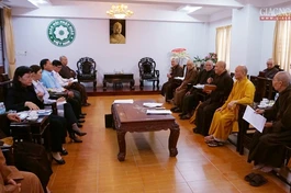 Buổi họp liên tịch giữa VP II TƯGH, BTS Phật giáo và các cơ quan tỉnh Long An