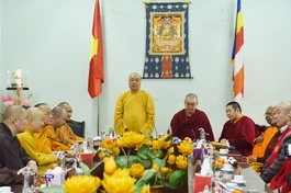 Diễn đàn Phật giáo Châu Á làm việc tại trụ sở Giáo hội