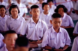 Ở Thái Lan và nhiều nước, thiền Phật giáo được đưa vào trường học giúp học sinh định tĩnh và học tập tốt hơn - Ảnh: pixabay