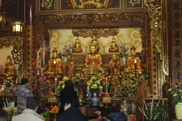 Chùa Trúc Lâm ở Paris. (Ảnh: Quang Hưng/Vietnam+)