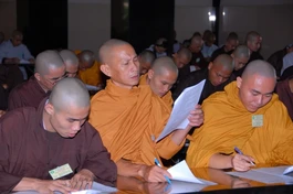 TP.HCM: 1.667 giới tử Đại giới đàn Hành Trụ nhập giới trường và thi khảo hạch