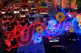 Tết năm rồng rộn ràng tại châu Á