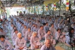 Khóa tu đầu năm ở chùa Minh Thiện, Linh Sơn Pháp Ấn