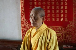 Đức Đại Trưởng lão Hòa thượng Thích Phổ Tuệ tại tổ đình Viên Minh - Ảnh: Hoàng Độ/BGN