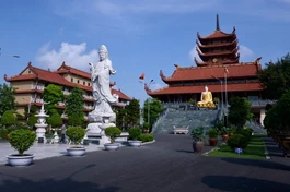 Diện mạo hoàn toàn mới của chùa Thanh Tâm (Phật Cô Đơn) - Ảnh: Bảo Toàn