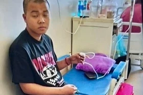 Nhà nghèo, con bị ung thư xương