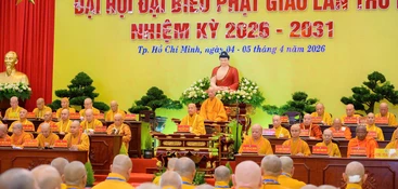 [TRỰC TUYẾN] Phiên trọng thể Đại hội đại biểu Phật giáo TP.HCM lần thứ I, nhiệm kỳ 2026-2031