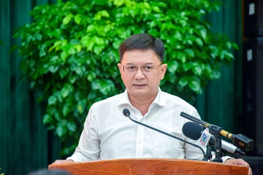 Ông Nguyễn Mạnh Cường phát biểu chỉ đạo tại hội nghị - Ảnh: Quảng Đạo/BGN