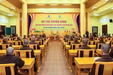 Kỳ thi tuyển sinh Lớp Cao đẳng Phật học liên thông khóa II (2026-2028) dành cho Tăng sinh tại Cơ sở 2 - thiền viện Trúc Lâm Trí Đức