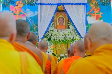 Chư tôn giáo phẩm Hội đồng Chứng minh, Hội đồng Trị sự và Ban Trị sự tỉnh viếng tang Hòa thượng Danh Lân, Ủy viên Hội đồng Trị sự, Chứng minh Ban Trị sự GHPGVN tỉnh An Giang, Phó Chủ tịch Hội Đoàn kết Sư sãi yêu nước tỉnh