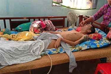 Kiệt quệ do bị tai nạn giao thông