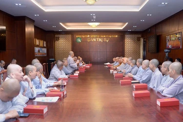 Chư Ni Phân ban Ni giới TP.HCM triển khai hoạt động Phật sự - Ảnh: Bảo Toàn/BGN