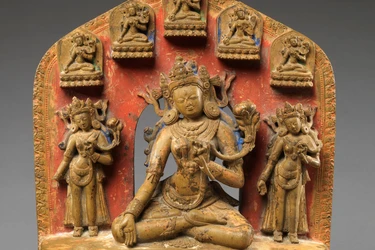 Hóa thân của Tara, Tây Tạng, thế kỷ XIV, hiện vật bảo tàng Nghệ thuật Metropolitan, New York, Mỹ