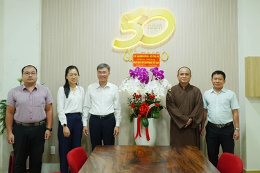 Đoàn Cục An ninh nội địa - Bộ Công an thăm, chúc mừng Báo Giác Ngộ nhân kỷ niệm 101 năm Ngày Báo chí Cách mạng Việt Nam