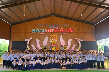 TP.HCM: Chùa Tân Bửu tổ chức khoá tu mùa hè cho đoàn sinh Gia đình Phật tử