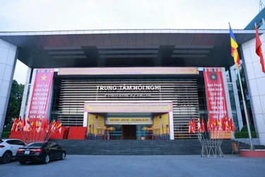 Trung tâm Hội nghị tỉnh Phú Thọ nơi diễn ra Đại hội đại biểu Phật giáo tỉnh Phú Thọ lần thứ I, nhiệm kỳ 2026-2031