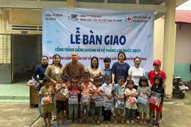 Lễ bàn giao công trình giếng khoan 