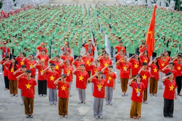Hội trại Tuổi trẻ và Phật giáo lần thứ 16 - năm 2026, chủ đề “Thắp sáng niềm tin” tổ chức tại chùa Quốc Ân Khải Tường thành công tốt đẹp - Ảnh: Đăng Huy
