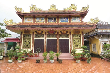 Chùa Văn Quỹ (Vạn An tự) thuộc xã Hải Tân, Quảng Trị