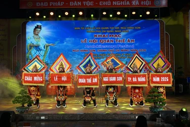 Lễ hội Quán Thế Âm Ngũ Hành Sơn, sự kiện văn hóa tâm linh mang tầm vóc lớn tại TP.Đà Nẵng đã chính thức khai mạc vào tối ngày 4-4