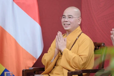 Thượng tọa Thích Thanh Sơn, Phó Trưởng ban kiêm Chánh Thư ký Ban Trị sự GHPGVN tỉnh Bắc Ninh