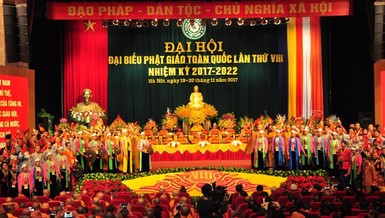 Khai mạc Đại hội Đại biểu Phật giáo toàn quốc lần thứ VIII tại Hà Nội (2017)