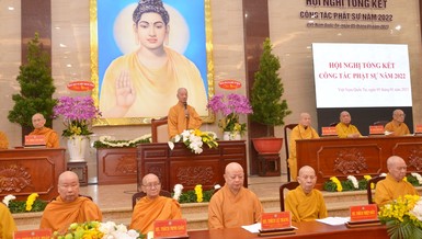 [Video] Giáo hội TP.HCM tổng kết hoạt động Phật sự năm 2022