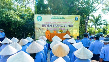 Trại huấn luyện huynh trưởng cấp II Huyền Trang khóa VII do Gia đình Phật tử tỉnh tổ chức