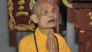 Đức Đệ tam Pháp chủ GHPGVN - Đại lão Hoà thượng Thích Phổ Tuệ - Ảnh: Bảo Trinh