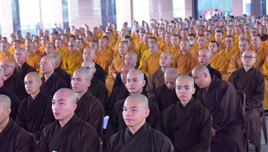 Tăng sinh viên Học viện Phật giáo VN tại TP.HCM