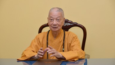 Đức Pháp chủ GHPGVN - Ảnh: Bảo Toàn/BGN