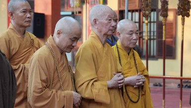 Hòa thượng Thích Bảo Nghiêm, Thượng tọa Thích Tiến Đạt thị giả Đức Pháp chủ quang lâm Linh Tiên tự (chùa Bằng)