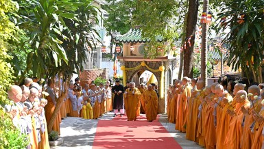 Lối vào Linh Phong Thiền Uyển tại P.Vũng Tàu