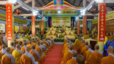 Quang cảnh buổi lễ