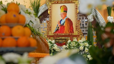 Hòa thượng Thích Huệ Cảnh (1949-2024), Chứng minh Ban Trị sự GHPGVN TP.Thủ Đức, viện chủ tổ đình Bửu Thạnh - Ảnh: Nguyện Truyền/BGN