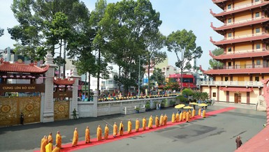 Xá-lợi Trái tim Bồ-tát Thích Quảng Đức đã được cung thỉnh an vị tại tháp Đa Bảo - công trình kỷ niệm Pháp nạn 1963 trong khuôn viên Việt Nam Quốc Tự (Q.10, TP.HCM), vào sáng 11-5 (14-4-Ất Tỵ)