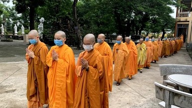 Lớp Trung cấp Phật học Ni giới Hệ phái Khất sĩ - cơ sở tịnh xá Ngọc Uyển (phường Bửu Hoà, TP.Biên Hoà)