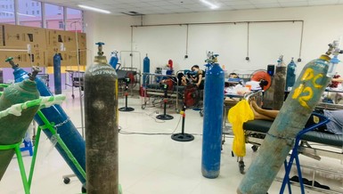 Phòng cấp cứu Bệnh viện Dã chiến thu dung số 12 - TP.Thủ Đức