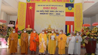 Tân Ban Trị sự Phật giáo huyện Vĩnh Lợi ra mắt đại hội, đây là đơn vị đầu tiên của Giáo hội tỉnh tổ chức đại hội