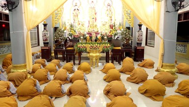 Giới tử Đại giới đàn Niệm Nghĩa sám hối