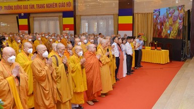 Nghi thức chào Quốc kỳ, Đạo kỳ trước khai mạc phiên trù bị