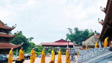 Trường hạ tổ đình Quỳnh Lâm khai pháp khóa An cư kết hạ Phật lịch 2566