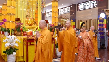 [TRỰC TIẾP] Khóa lễ trì tụng kinh Di Đà, Hồng danh và Vu lan - Cúng Phật và tiến linh