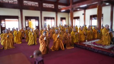 Lễ tạ pháp tại Trung tâm Văn hóa Phật giáo Hà Tĩnh