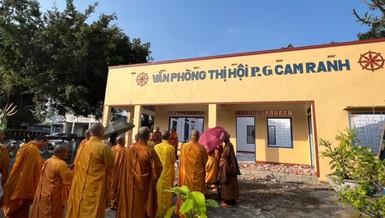 Lễ cầu nguyện khởi công xây dựng văn phòng Ban Trị sự TP.Cam Ranh