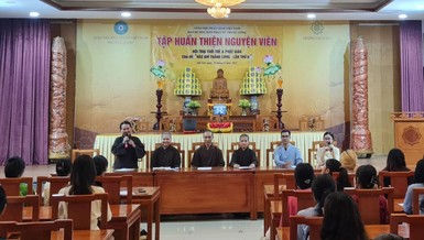 Tập huấn thiện nguyện viên Hội trại Phật giáo và tuổi trẻ chủ đề “Hào khí Thăng Long” 